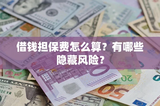 武汉借钱担保费怎么算？有哪些隐藏风险？