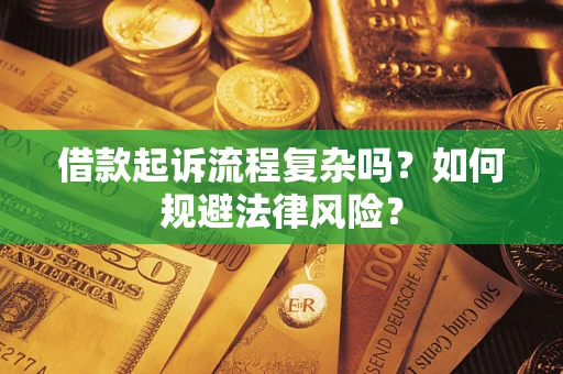 武汉借款起诉流程复杂吗？如何规避法律风险？