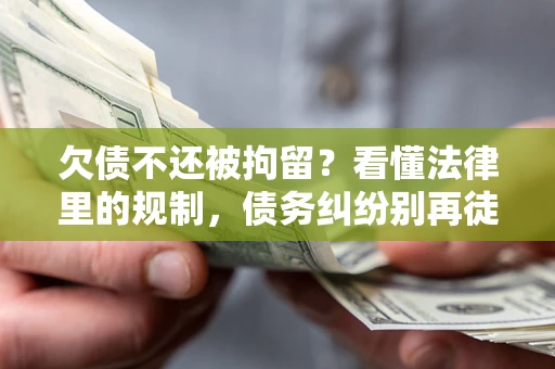 武汉欠债不还被拘留？看懂法律里的规制，债务纠纷别再徒劳奔波