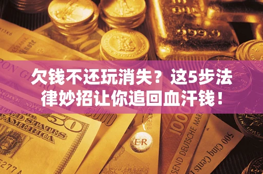 武汉欠钱不还玩消失？这5步法律妙招让你追回血汗钱！