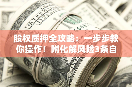 武汉股权质押全攻略：一步步教你操作！附化解风险3条自救法则