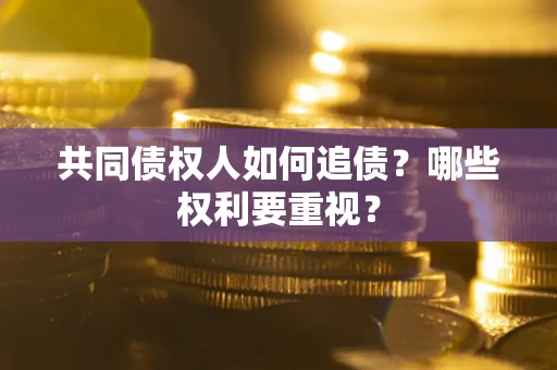 武汉共同债权人如何追债？哪些权利要重视？