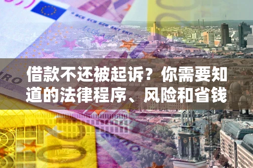 武汉借款不还被起诉？你需要知道的法律程序、风险和省钱技巧