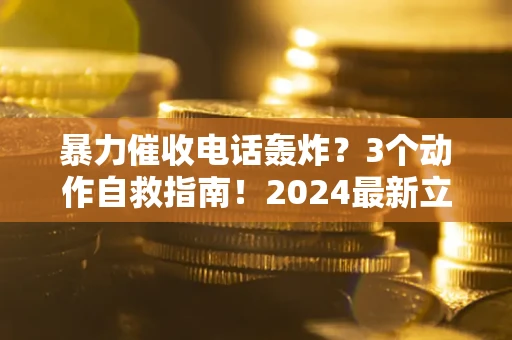 武汉暴力催收电话轰炸？3个动作自救指南！2024最新立案标准全解析