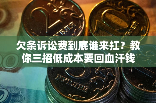 武汉欠条诉讼费到底谁来扛？教你三招低成本要回血汗钱
